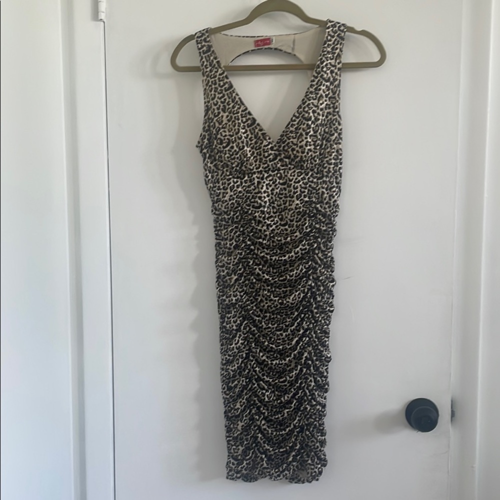 Ruby Rox Black and Silver Sequin Bodycon Midi Dress
